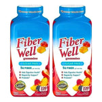 Vita Fiber Well Gummies, Sugar Free, Peach, Raspberry & BlackBerry Flavors, 220 Count (2 Pack)
