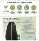 Super Nature Shampoo and Conditioner Set – Sulfate Free, Paraben Free Hair Care Duo Hydrating & Nourishing Formula with Aloe for Dry, Damaged, Curly, or Color Treated Hair 2 Pack (16 fl oz Bottles)