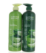 Super Nature Shampoo and Conditioner Set – Sulfate Free, Paraben Free Hair Care Duo Hydrating & Nourishing Formula with Aloe for Dry, Damaged, Curly, or Color Treated Hair 2 Pack (16 fl oz Bottles)