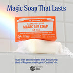 Dr. Bronner's Pure-Castile Magic Bar Soaps (5 Ounce Variety Gift Pack) Almond, Unscented, Lavender, Peppermint, Citrus, Rose - Made with Regenerative Organic Certified Oils, Vegan, Non-GMO