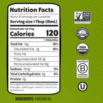 Chosen Foods Organic Avocado Oil, 16.9 Fl Oz - All Purpose Cooking Oil made from 100% Pure Avocados - Non-GMO, Gluten-Free, Keto Friendly, Glyphosate Free - 500mL (Pack Of 1)