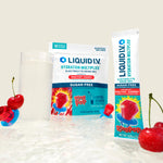 Liquid I.V. Hydration Multiplie Sugar-Free - Ring Pop Cherry | Electrolyte Powder Drink Mix | 1 Pack (14 Servings)