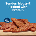 Blue Buffalo Nudges Chicken Jerky Bites Natural Dog Treats, Tender & Meaty Dog Snacks, Healthy Reward or Training Treat, Made in the USA with Real Chicken, No Artificial Preservatives, 16 oz.