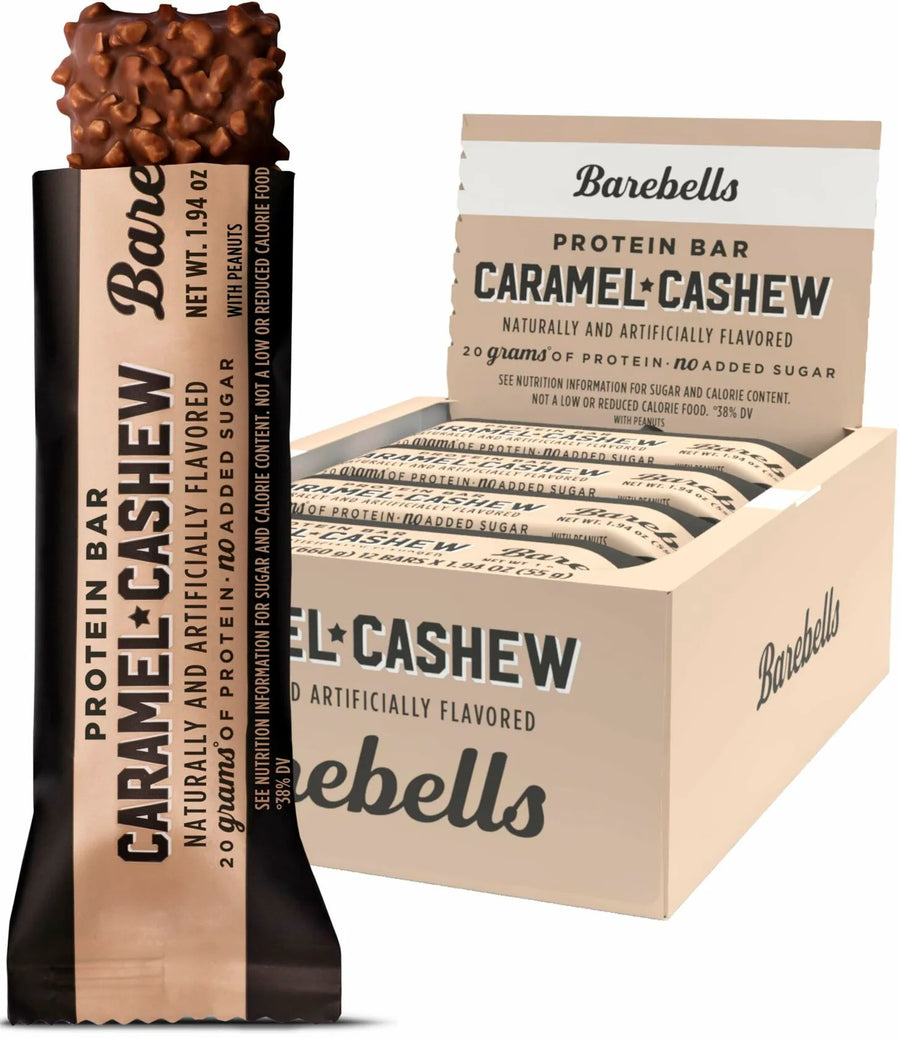 Barebells Protein Bar - 20g Protein - Caramel Cashew (12 Bars)