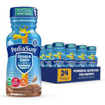 PediaSure Grow & Gain with Immune Support, 27 Vitamins & Minerals for Kids, 7g Protein, Non-GMO, Gluten-Free, Chocolate, 8-fl-oz Bottle, Pack of 24