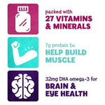 PediaSure Grow & Gain with Immune Support, 27 Vitamins & Minerals for Kids, 7g Protein, Non-GMO, Gluten-Free, Chocolate, 8-fl-oz Bottle, Pack of 24