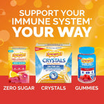 Emergen-C 1000mg Vitamin C Immune Support Powder Raspberry 30CT includes Zinc, Manganese, 7 B Vitamins and Electrolytes for Back to School Essentials