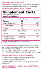 Zena Nutrition Liquid Collagen Peptides and Biotin, 2500mg Verisol Bioactive Collagen Peptides, 5000mcg Biotin, Hair, Skin, Nail Supplement for Women and Men, Mixed Berry, 90 Servings, 30 fl oz
