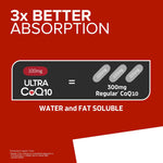 Qunol Ultra CoQ10 100mg Softgels- 3X Better Absorption Coenzyme Q10 Supplements - Antioxidant Supplement for Vascular and Heart Health & Energy Production - 5 Month Supply - 150 Count