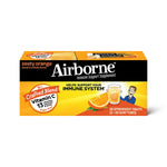Vitamin C 1000mg (per serving) - Airborne Zesty Orange Effervescent Tablets (36 count in a box), Gluten-Free Immune Support Supplement With Vitamins A C E, ZINC, Selenium, Echinacea & Ginger