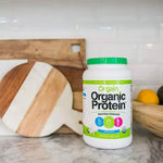 Organic Plant Based Protein Powder, Vanilla Bean, 2.74 lb