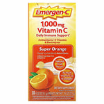 Emergen-C Vitamin C Flavored Fizzy Drink Mix Packets, Super Orange, 0.32 Ounce (Pack of 30)