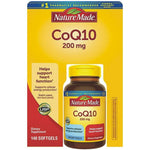 Nature Made CoQ10, Softgels Helps Supports Heart Function & Cellular Energy Production, Unflavored, 200 mg, 140 Count