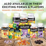Airborne Very Berry Effervescent Tablets Vitamin C 1000mg (per serving) (36 count in a box), Gluten-Free Immune Support Supplement, With Vitamins A C E, ZINC, Selenium, Echinacea & Ginger