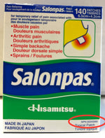 Salonpas Pain Relieving Patch, 140 Patches