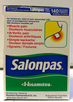 Salonpas Pain Relieving Patch, 140 Patches