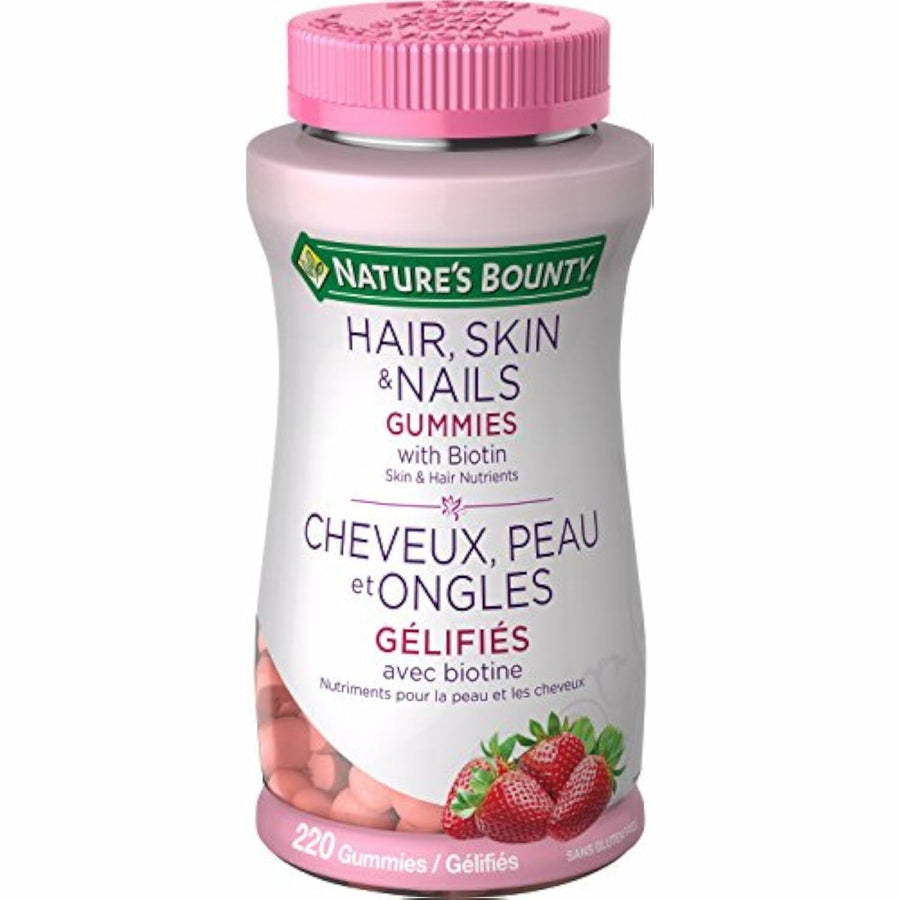 Nature's Bounty Optimal Solutions Hair, Skin and Nails Gummies - 220 Count