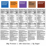 David Protein Bar, David Favorites, 60 Protein Bars | 28g of Protein | 150 Calories | 0g of Sugar - High Protein, Low Carb, Gluten Free Protein Bar, Pack of 60