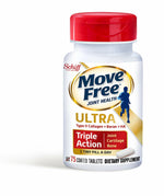 Move Free Type II Collagen, Boron & HA Ultra Triple Action Tablets, Move Free (75 Count in A Bottle) 1 ea (Pack of 3)