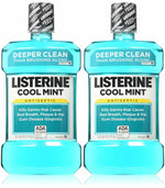 Listerine Antiseptic Cool Mint Mouthwash, 50.72 Fl Oz, Pack of 2