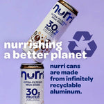 Nurri - 30g Protein Ultra Filtered Milk Shake – Chocolate - Lactose Free, Low Sugar, 150 Calories, 10 Vitamins and Minerals - 11 fl oz, 12 Cans