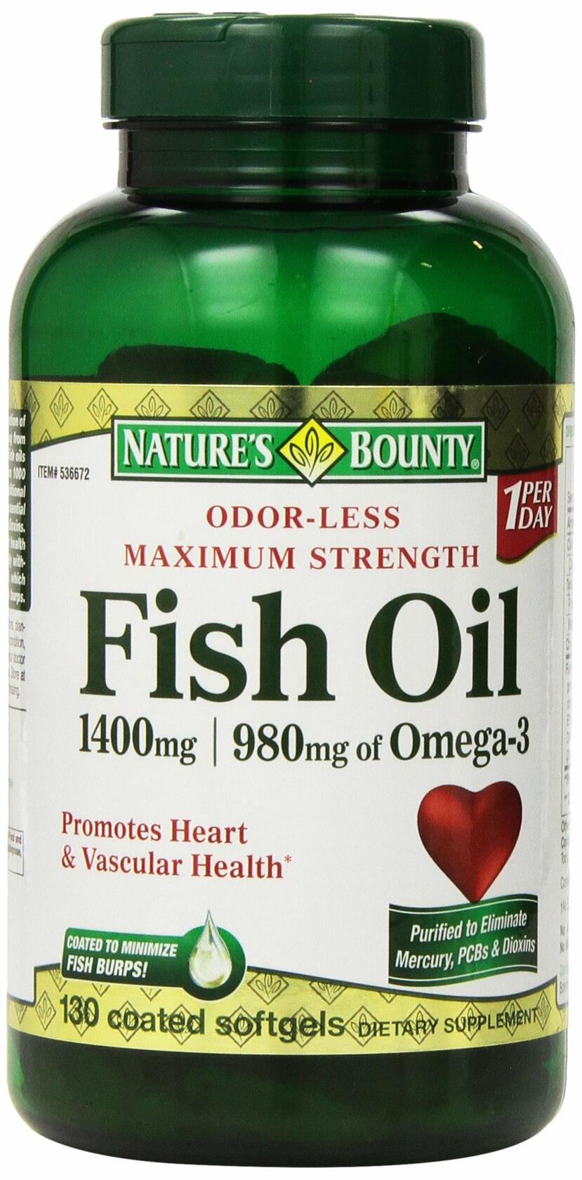 Nature’s Bounty Fish Oil 1400 mg