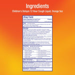 Delsym Adult 12 Hr Cough Relief Liquid, Orange, 15oz (3X5oz)