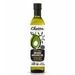 Chosen Foods Organic Avocado Oil, 16.9 Fl Oz - All Purpose Cooking Oil made from 100% Pure Avocados - Non-GMO, Gluten-Free, Keto Friendly, Glyphosate Free - 500mL (Pack Of 1)