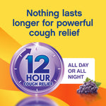 Delsym Adult 12 Hr Cough Relief Liquid, Grape, 5oz (Pack of 2)
