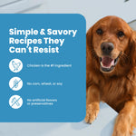 Blue Buffalo Nudges Chicken Jerky Bites Natural Dog Treats, Tender & Meaty Dog Snacks, Healthy Reward or Training Treat, Made in the USA with Real Chicken, No Artificial Preservatives, 16 oz.