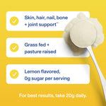 Vital Proteins Collagen Peptides Powder, Lemon, 11oz