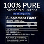 BodyTech Elite German Creatine with Creapure®, Creatine Monohydrate Powder for Strength, Size & Power, 5g per Serving, Unflavored, Gluten Free, 11.01 oz, 60 Servings