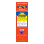 Delsym Adult 12 Hr Cough Relief Liquid, Grape, 5oz (Pack of 2)