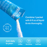 Vital Proteins Hydrolyzed Collagen Peptides Powder Supplement (Type I & III), 8ct Travel Packs (10g per Serving) - Dairy & Gluten Free, Unflavored