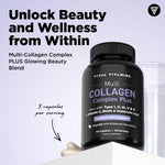 Vital Vitamins Multi Collagen Complex Plus Biotin, Hyaluronic Acid & VIT. C
