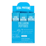 Vital Proteins Hydrolyzed Collagen Peptides Powder Supplement (Type I & III), 8ct Travel Packs (10g per Serving) - Dairy & Gluten Free, Unflavored