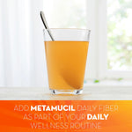 Metamucil 4-in-1 Psyllium Husk Fiber Supplement, Real Sugar, 72 tablespoons, Orange Flavored, Daily Fiber Powder for Digestive Health, made with Plant-Based Psyllium Husk Fiber