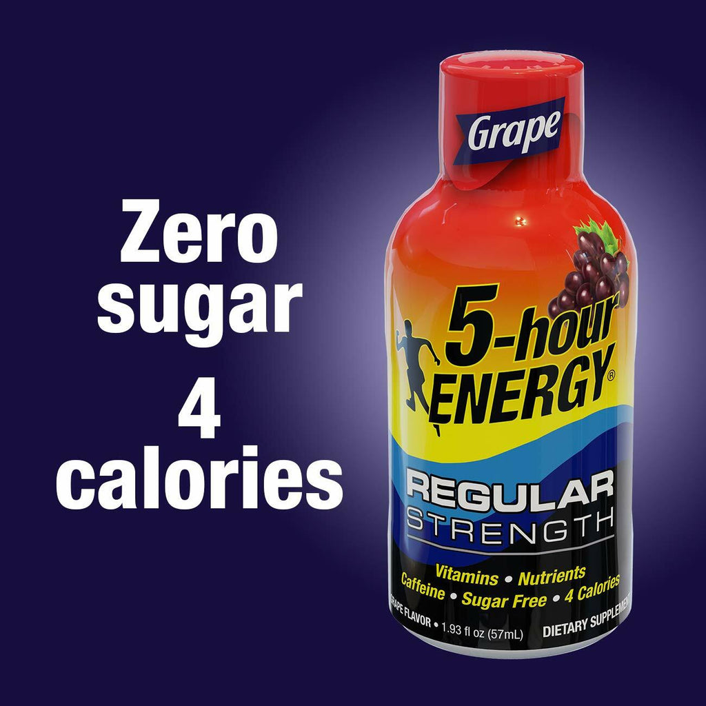 5-hour ENERGY Shot, Regular Strength Berry, 1.93 Ounce, 24 Count