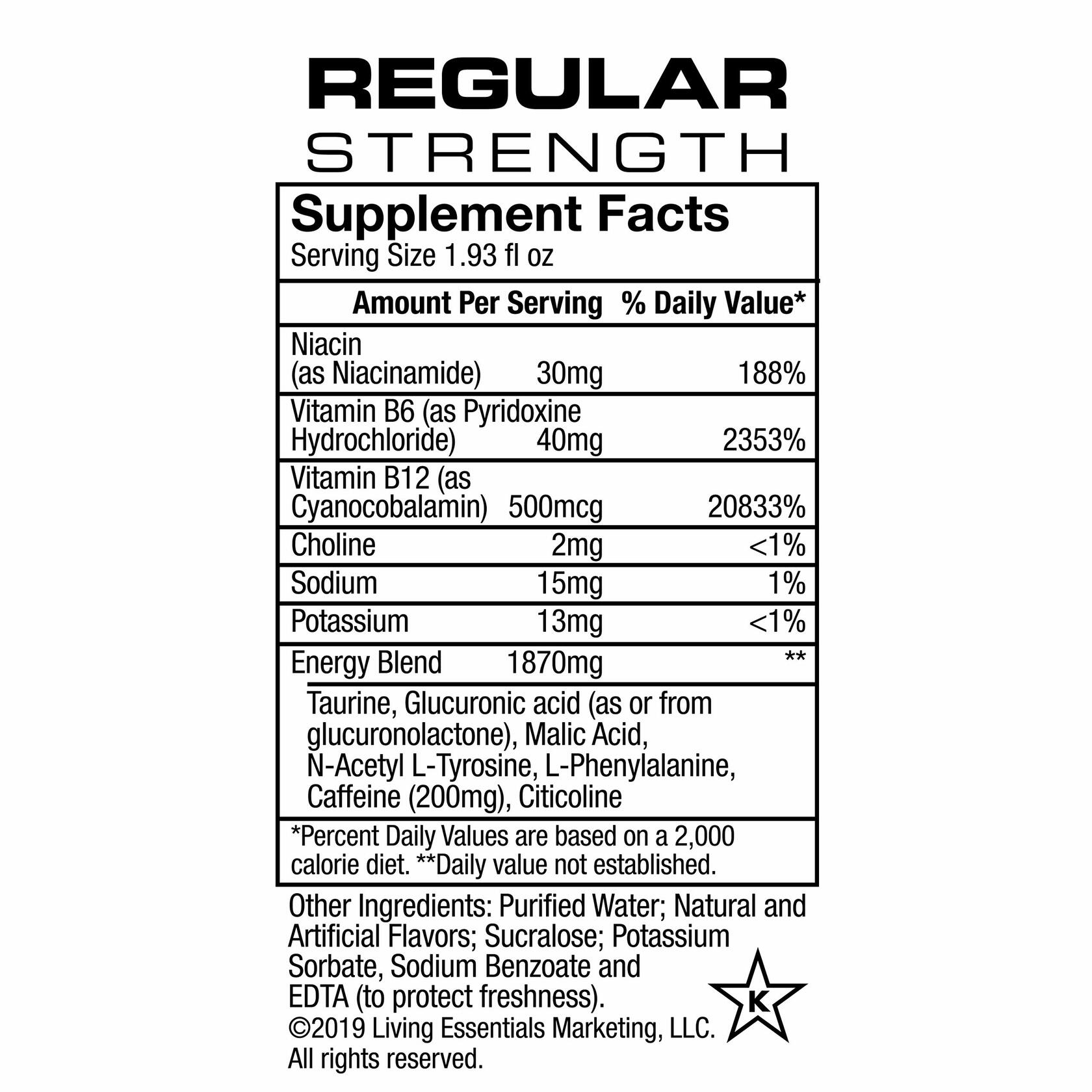 5-hour ENERGY Shot, Regular Strength Berry, 1.93 Ounce, 24 Count
