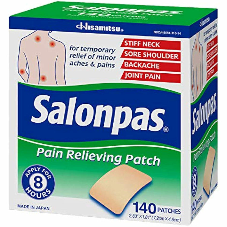 Hisamitsu Salonpas Pain Relieving Patches 140 Patches Per Box