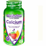 Vitafusion Calcium, Gummy HDEsa Vitamins For Adults, 100 Count (Pack of 2) fJBQN