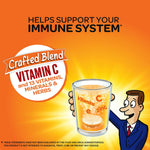 Vitamin C 1000mg (per serving) - Airborne Zesty Orange Effervescent Tablets (36 count in a box), Gluten-Free Immune Support Supplement With Vitamins A C E, ZINC, Selenium, Echinacea & Ginger