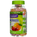 VitaFusion Calcium 500 mg Dietary Supplement Gummies Natural Fruit and Cream Flavors - 100 ct, Pack of 2