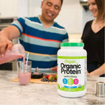 Organic Plant Based Protein Powder, Vanilla Bean, 2.74 lb