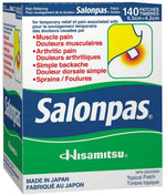 Salonpas Pain Relieving Patch, 140 Patches