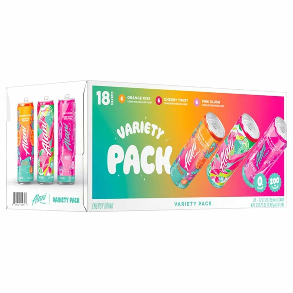 Alani Nu Energy Drink Variety Pack, 12 Fluid Ounce (Pack of 18)