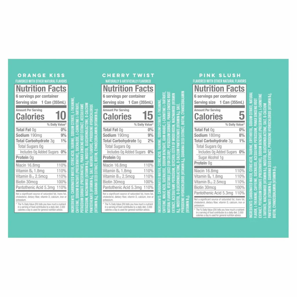 Alani Nu Energy Drink Variety Pack, 12 Fluid Ounce (Pack of 18)