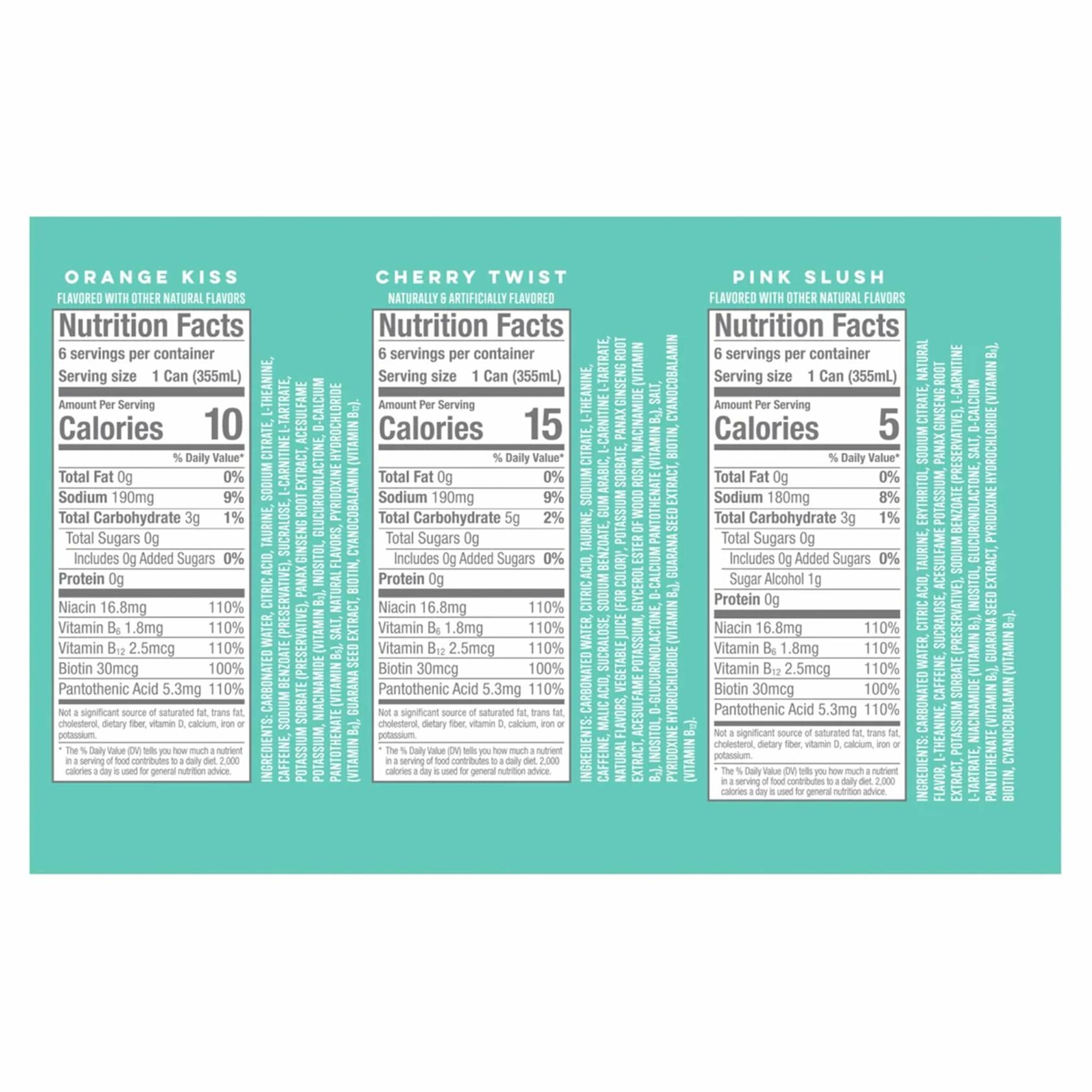 Alani Nu Energy Drink Variety Pack, 12 Fluid Ounce (Pack of 18)