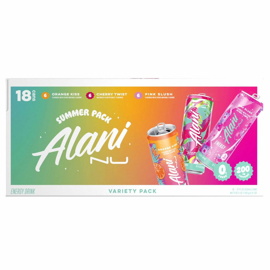 Alani Nu Energy Drink Variety Pack, 12 Fluid Ounce (Pack of 18)