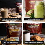 PaleoPro Protein Powder Grass-Fed, Pastured, Cage-Free Protein | Gluten & Dairy Free. No Sugar, Soy, Grains or Net Carbs | Paleo & Keto Friendly - 15 Servings (16 oz, Plain)
